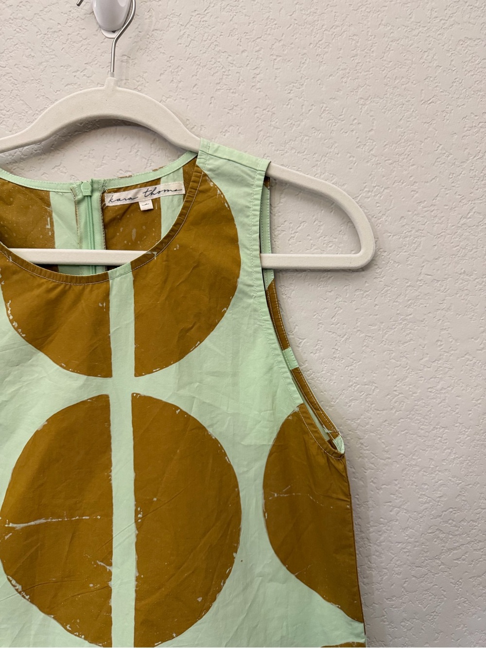 Kara Thoms Rising Moon 60s Mod Inspired A-Line Mini Dress Women’s S - Picture 3 of 8